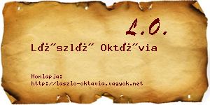 László Oktávia névjegykártya
